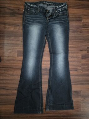 Express Women's Bootcut Jeans - Blue Fade